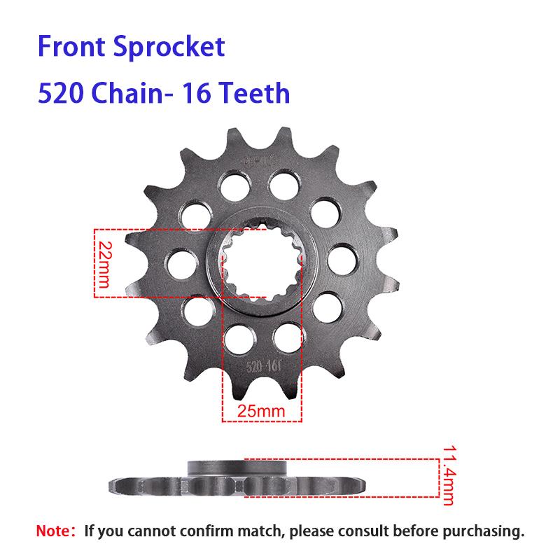520 14T/15T/16T/17T Front 40T/42T/45T/48T/50T/52T Rear Sprocket For KT/M 620 640 690 790 890 990 DU/KE LC4 R SM SMC Adventure L