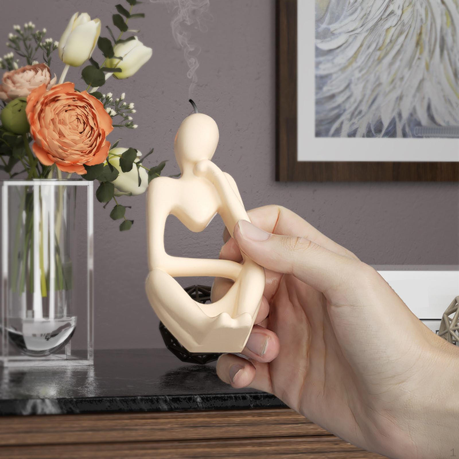 

Statue Silicone Model Aroma Candles Making Handmade Gypsum DIY Crafting Resin Casting Figurine for Style C