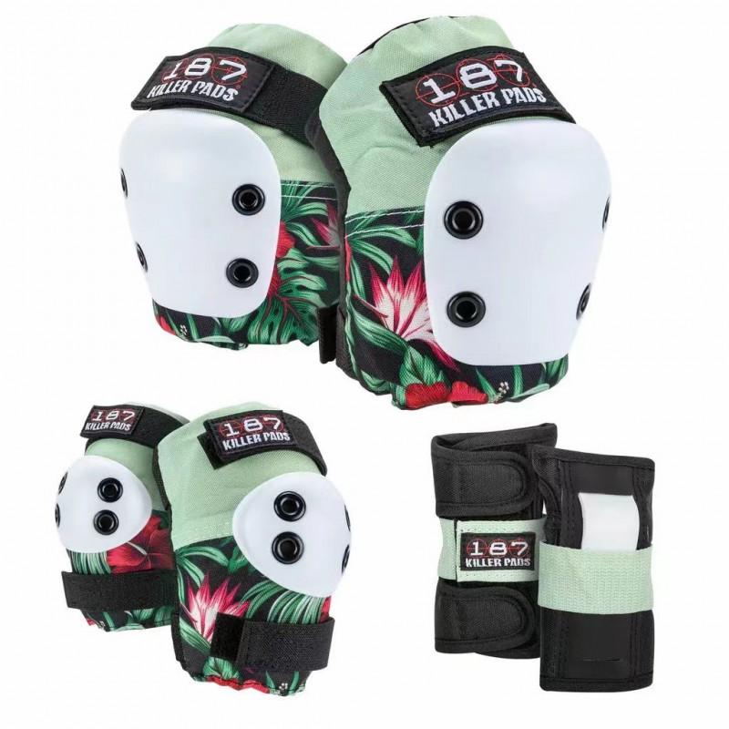 6-Piece Skateboarding Safety Gear Set Kids Adults Knee Elbow Wrist Hand Pads Protective Equipment