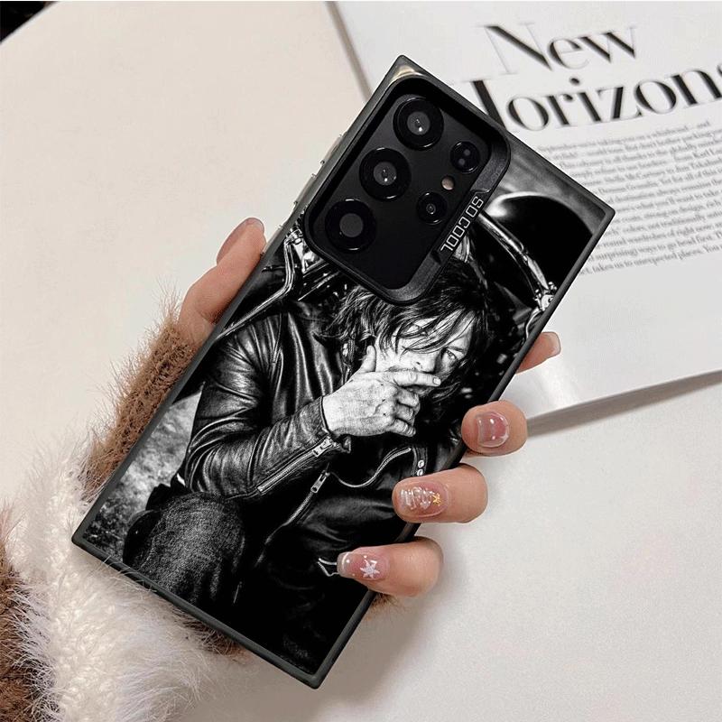 The Walking Dead Daryl Dixon Shockproof Phone Case for Samsung Galaxy S26 Edge S25 Ultra S24 FE S23 Plus S21 Cover Anti Fall Fun