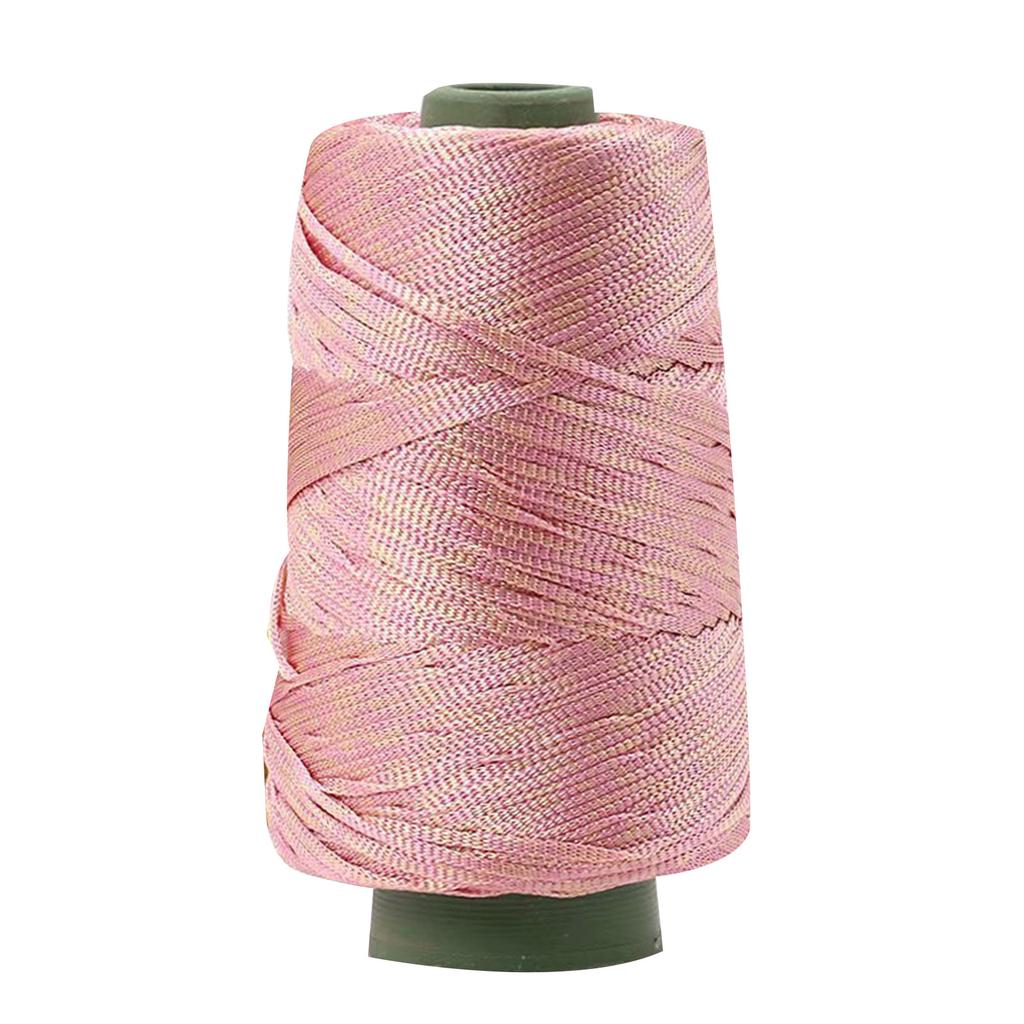 Colored Weaving Thread 2mm Thickness Cotton Linen Braiding Rope For Handmade Handbag Hat Shoe Knitting Weaving Craft