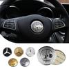 Car Sticker 52mm 57mm ABS Car Steering Wheel Logo Star Emblem Styling Accessories for Mercedes Benz AMG W220 W204 W202 W176 GLE