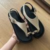 Fashion Women Flats Sandas Fashion Clip Toe Shoes Casual Summer Slippers 2025 New Slingaback Beach Woman Flip Flops Walking Sandalias