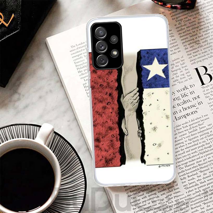 Chile Flag Cover For Samsung Galaxy A52 A42 A32 A22 A12 A50 A51 Phone Case A70 A71 A40 A41 A30S A31 A20E A21S A10S Galaxy A52 A4