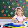 90 Sheets Colorful Decorative Borders Star Paper Cutting Bulletin Board Cutouts DIY Classroom Supplies