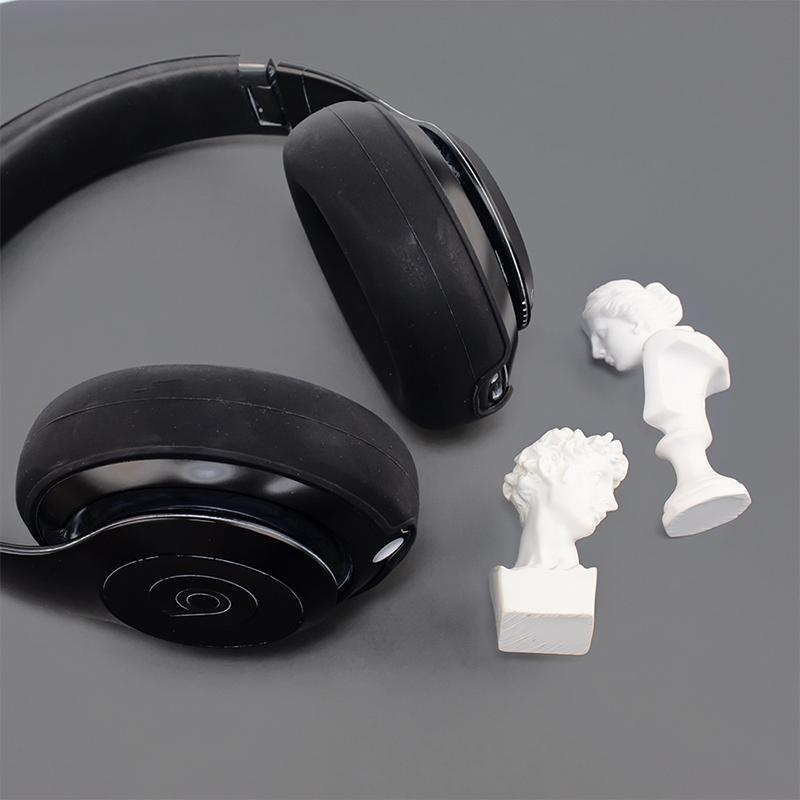 1 Paio di Copri Padiglioni Impermeabili per Cuffie Per Beats Studio Pro Morbido Gel di Silice Custodia Protettiva Resistente allo Sporco Antipolvere