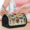 1pc Insect-Themed Flip-Top Pencil Case with Large Capacity Double-Layer Compartments & Zipper Closure - Durable Polyester School Supply Organizer Suit