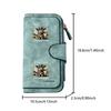 1pc Western Cowboy Cat Long Zipper Wallet, Large Capacity Card Holder, Unisex Clutch Bag, Fashionable Zipper Coin Purse, Suitable for Daily Use, A