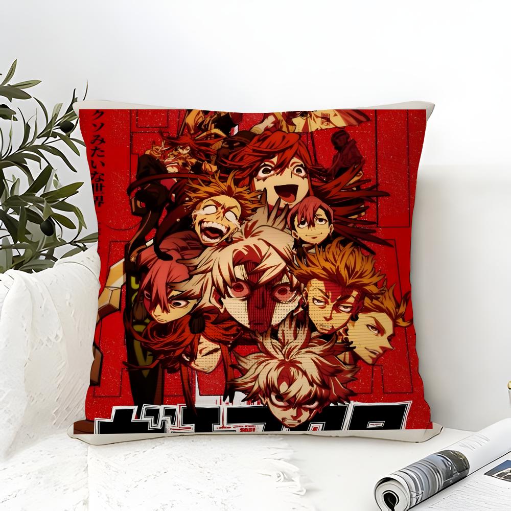 Dark Fantasy Comic G-Gachiakuta 4 Pillow Case Linen Pillow Case Sofa Home Decor Cushion Cover Cushion Cove