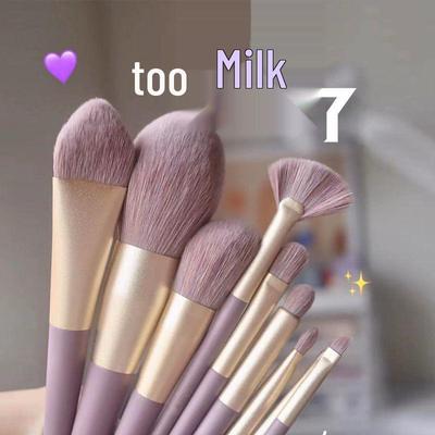Cangzhou Lila Make-up Pinselset – Enthält Weichhaar-Lidschatten-, Puder-, Concealer- und Beauty-Pinsel.