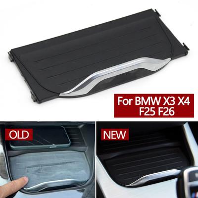 F25 F26 Car Front Central Console Drink Water Cup Holder Cover Trim Zipper Rolling Curtain For BMW X3 X4 51169301722 51169301723