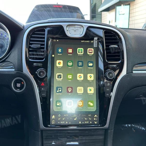 Chrysler 300C Center Console Smart Navigation 7862: 13.6" Eight-Core Display with Wireless CarPlay.