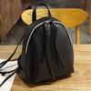Contrasting color shell type small backpack summer and autumn new women's double pull fringed backpack bag