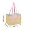 Breathable Shower Tote Bag Foldable Beach Storage Bag Durable Mesh Beach Bag  Swimming Pool