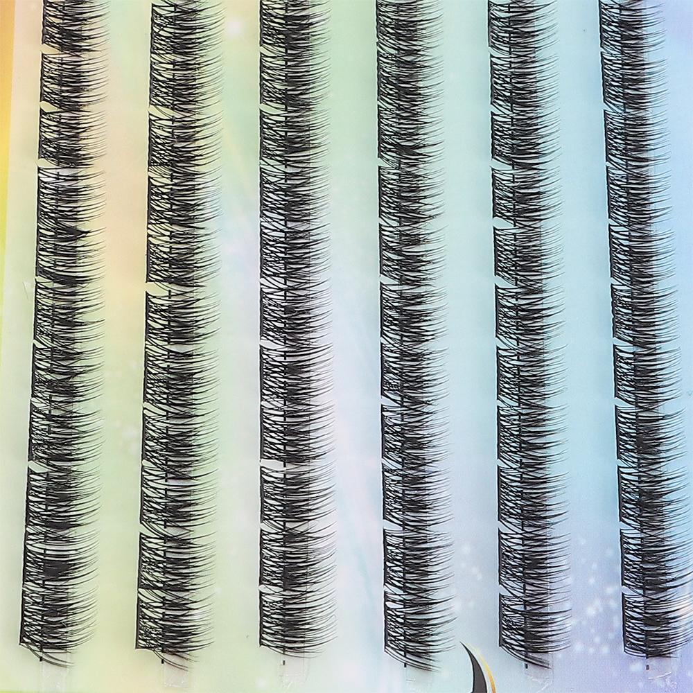 84 Clusters Thick Individual Eyelashes Bold Definition Cluster lashes Eyelash Extension