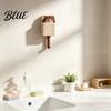 Plastic Wall Storage Key Hanger Adhesive Retractable Hook Hooks Squirrel Cartoon Animal Decompression Decor Decorative No Drilling Hook for