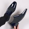 Skórzane buty męskie nowe biznesowe wizytowe casualowe wiosenne i jesienne oddychające handel zagraniczny buty męskie brytyjskie koreańskie wersja kwadratowy nosek pan młody ślub