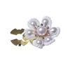 On Shirt Pearl Button Cover DIY Accessories Alloy Cufflinks Button Cover Flower Cufflinksble Decor