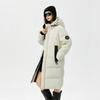 2025 Men's Mid-Length Down Jacket Winter Thickened Warm Over the Knee Down Coat Couple Versatile White Duck Down Jacket