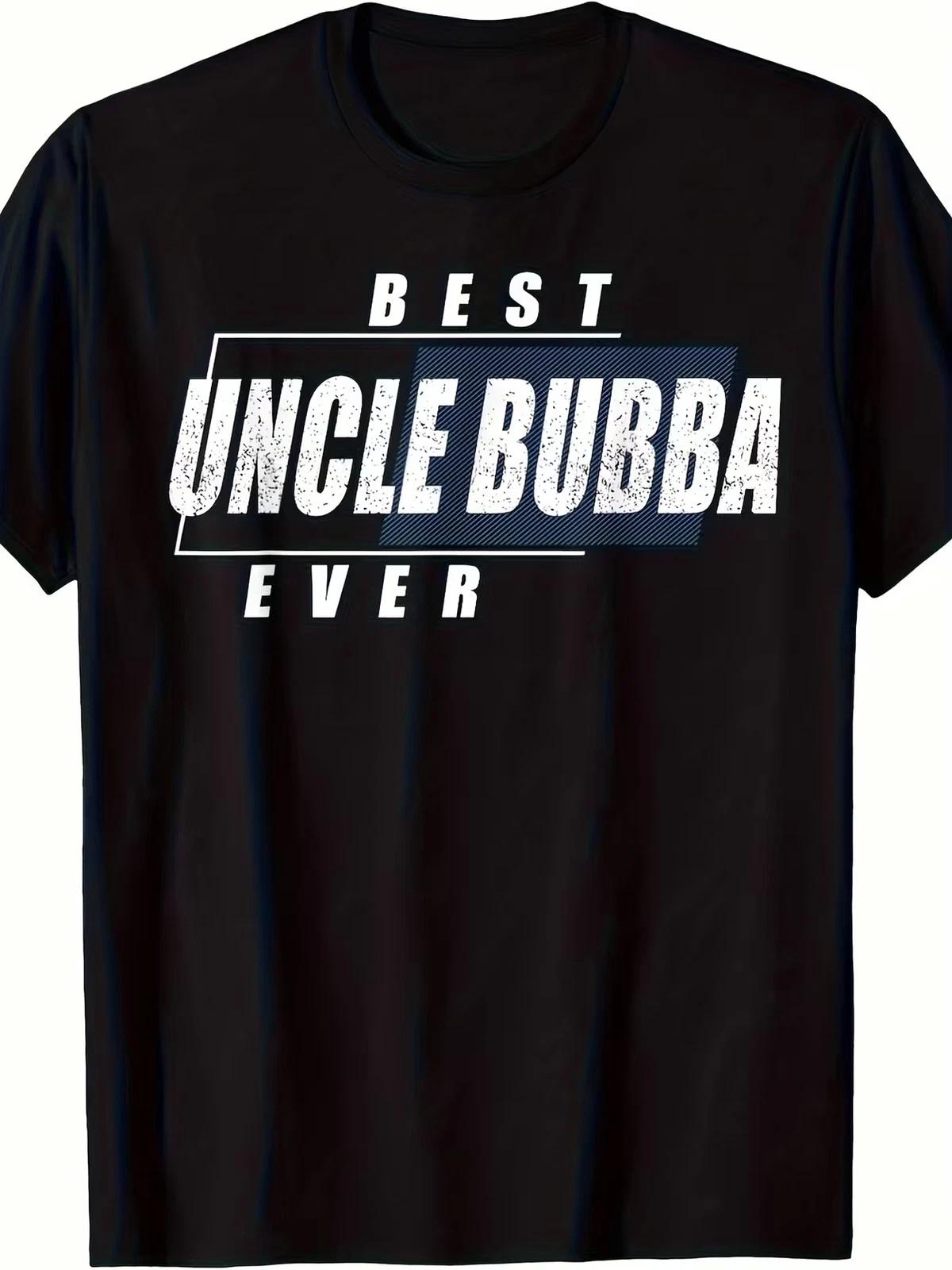 Best Uncle Bubba Ever Men s T-Shirt - Retro Graphic Tee with Iconic Uncle Bubba XL