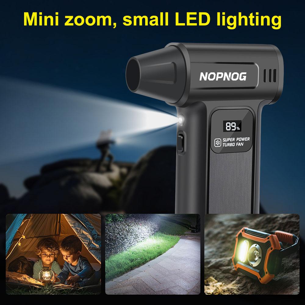 Car Accessories 2025 New Blowing Snow Violent Hair Dryer Electric Air Duster M9 Car Fan Type-C Charging Portable Turbo Jet Fan Cleaning Blower Tool