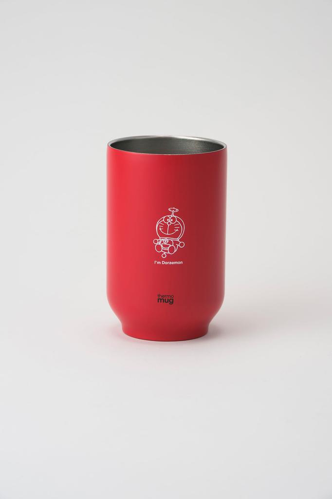 Thermo Mug Stainless Steel Tea Takecopter IDTT19RD "I'M DORAEMON" Tumbler, 250ml, Red, Design,