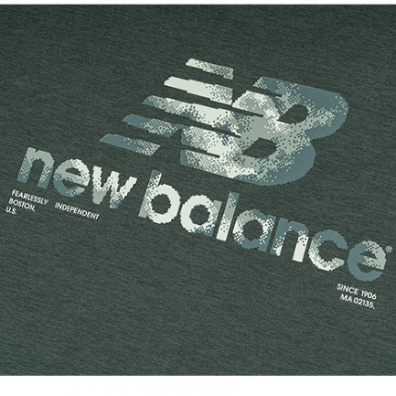 New Balance Uni Frozen Back Pixel Graphic ShorT Sleeve T shirT Nbnef21523 49