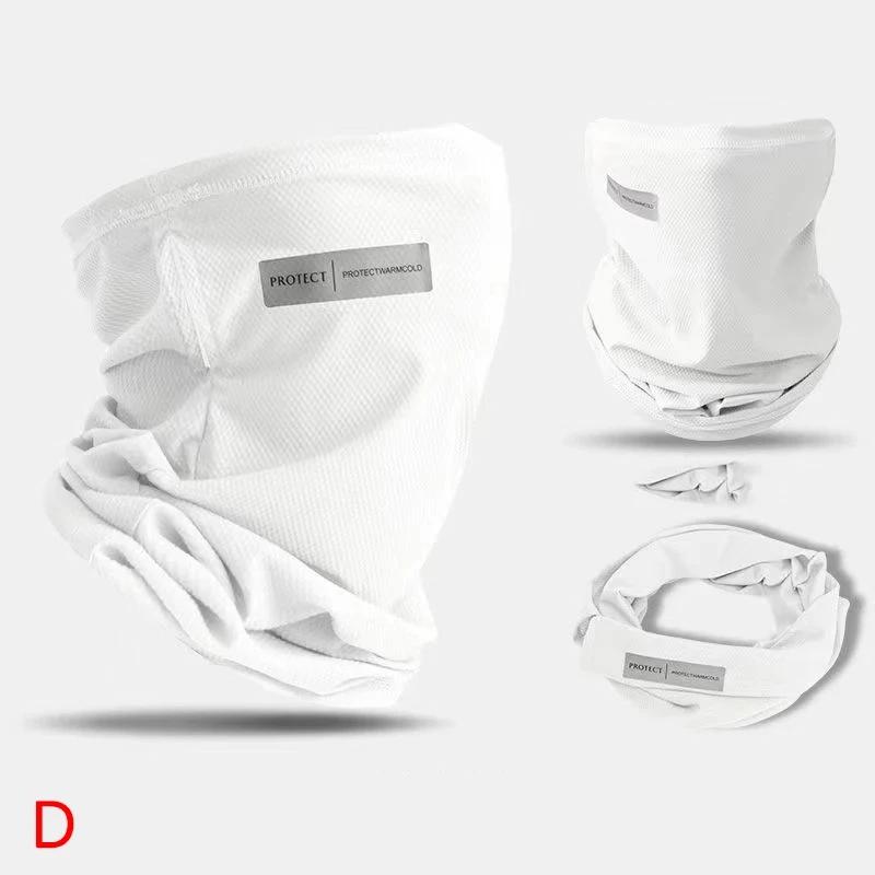 

Summer Multipurpose Meshes Sun Protecting Comfortable Cycling Face Cover for Hiking Fishing Motorcycle Cycling Windproofed білий