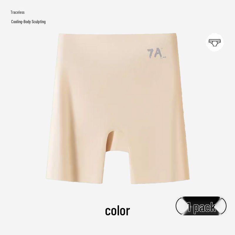 

7a Women s High-Waisted Seamless Safety Shorts: Anti-Bacterial, Non-Rolling, Tummy Control & Butt Lifting. XXL [135-155 lbs]