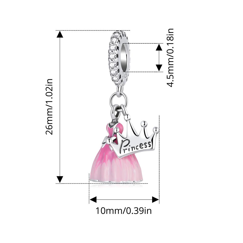BISAER 925 Silver Dreamlike Fairytale Princess Charm Pumpkin Carriage Bead Fit Women Girl DIY Bracelet Fine Jewelry
