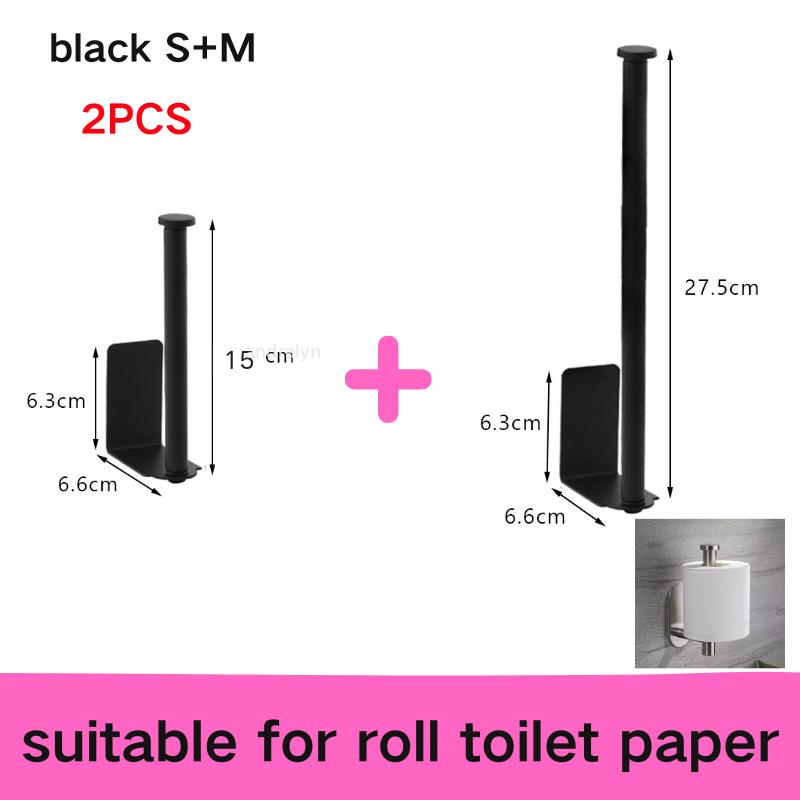 1-3pcs Kitchen Toilet Paper Holder Tissue Holder Hanging Bathroom Toilet Paper Holders Roll Paper Holder Towel Rack Storage Rack