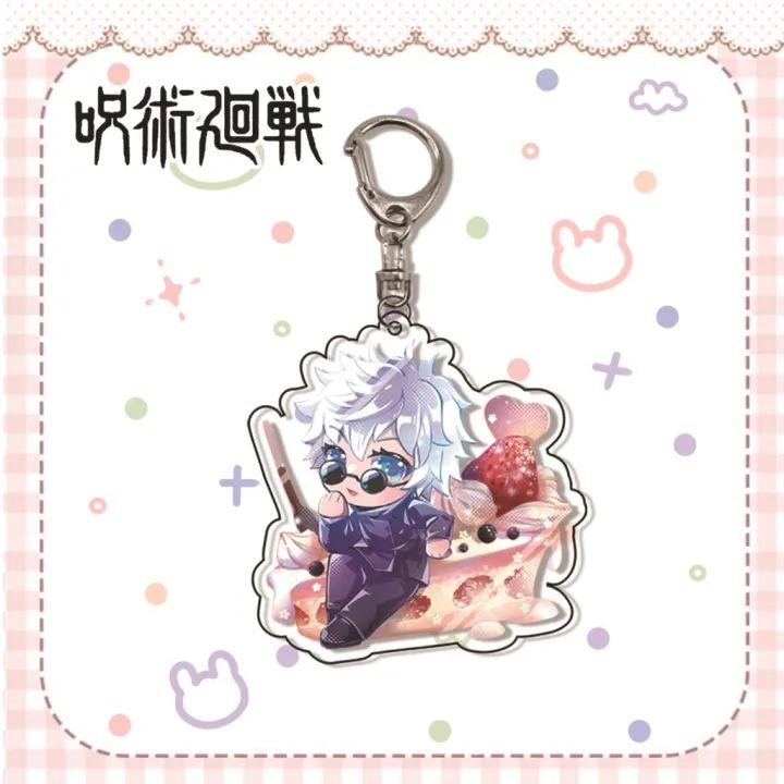 Jujutsu Kaisen Gojo Satoru Itadori Acrylic Keychain 55mm Anime Cosplay Accessory