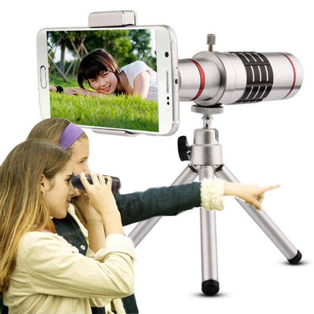 18x Zoom Lens for Iphone Mobile Phone Lens With Tripods Universal Clip Professional HD Phone Camera Lens