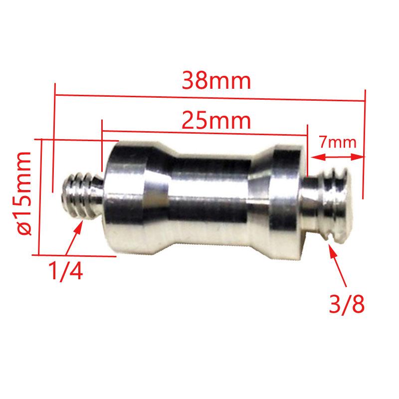 1/4" To 3/8"  5/8" To 1/4" Male To Female Thread Screw Mount Converter Adapter Bracket Stand Tripod Plate SLR Camera Accessories