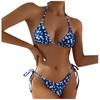 Fashion Women Printed Split Swimsuit Casual Sling Bikini Sexy Swimsuit Swimsuit