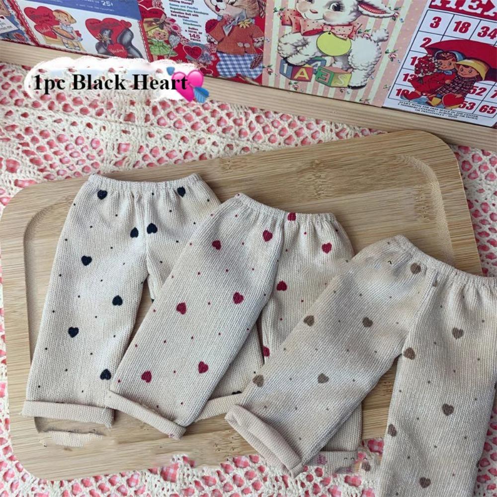 

Cute Striped Pants Handmade Wide Leg Pants Leopard Print Clothes for 1/6 BJD 30cm Dolls 8