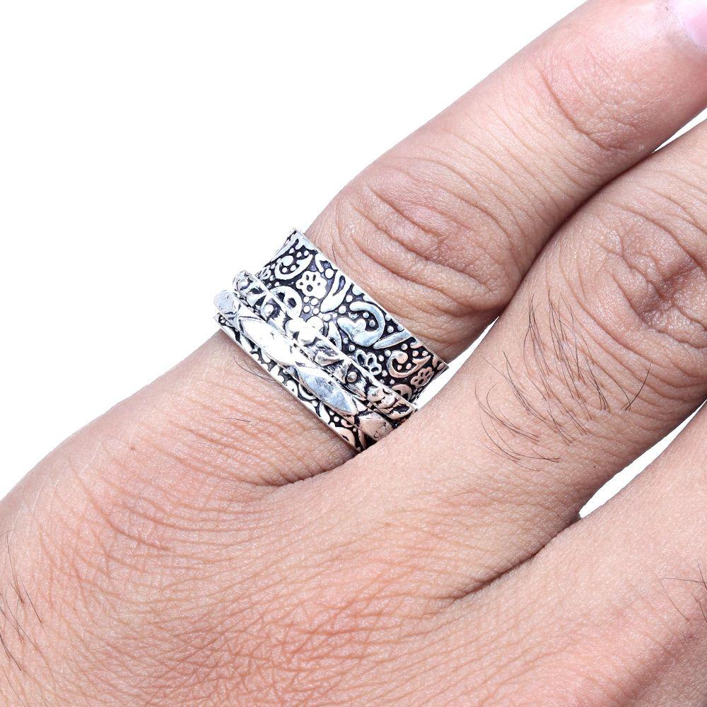 No Stone Gemstone Handmade Silver Jewelry "8"