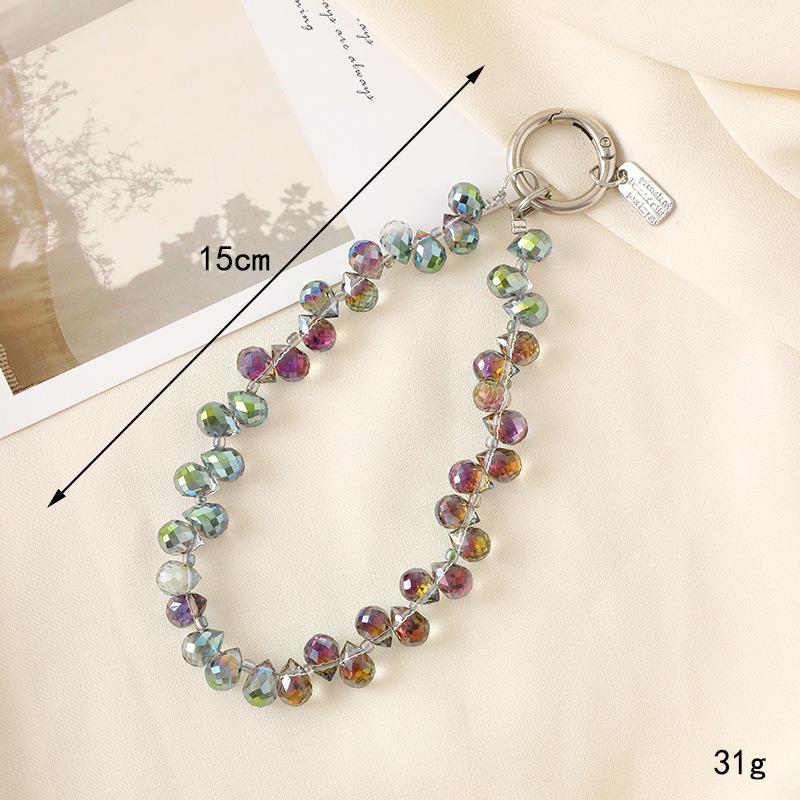 Κρεμαστό Κινητού με Κρύσταλλα και Χάντρες: Κορδόνι για Τσάντα Πολυτελείας & Μπρελόκ Αντι-Πτώσης.