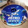 ASTRO BOT Custom Name Round Area Rug,Carpet Rug for Living Room Bedroom Sofa Playroom Decor,Non-slip Floor Mat