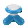 USB Mini Electric Handled Wave Vibrating Massager Neck Full Body Massage (Blue)