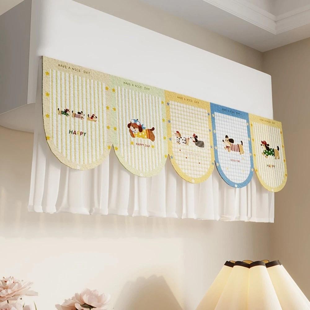 Anti-Direct Blowing AC Wind Deflector Curtain Self-Adhesive Air Outlet Cover  Bedroom