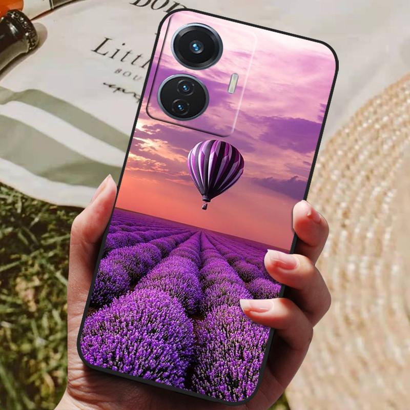 Etui dla vivo T1 4G VivoT1 V2153 Miękkie Silikonowe Etui na Tył z TPU dla vivo T1 44W Etui na Telefon Snapdragon 680 Ochronne Modne Coque