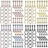 Mixed 40-Piece Body Piercing Jewelry Set: Nose Studs & Rings In Stock