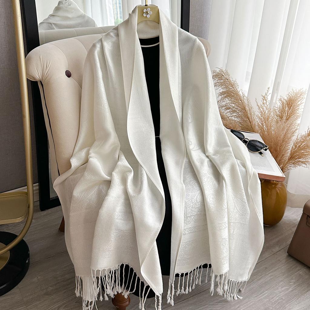 New Cashew Print Autumn and Winter Double-sided Imitation Cashmere Scarf Winter Warm Shawl Women