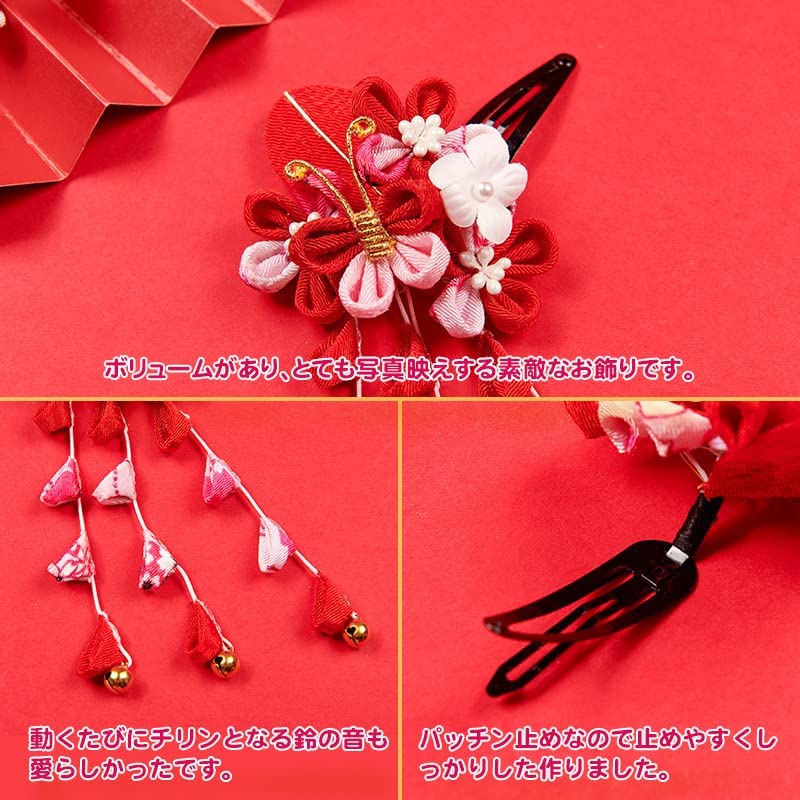 OTAKUMARKET Hair Ornament Set for Set with Design for and Perfect for girls aged 3 to this set includes 4 colors and is perfect for graduations and