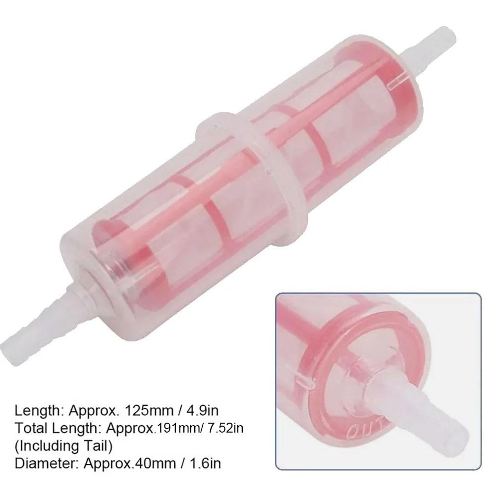 8-10mm Large Inline Diesel Fuel Filter Plastic Motorcycle Car Fuel Filters Universal Automobiles Replacement Accessories