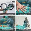 3D Illusion Koi Fish Design Doormat Anti-Slip Entrance Bathroom Kitchen Door Floor Mat  Living Room Carpet Rug