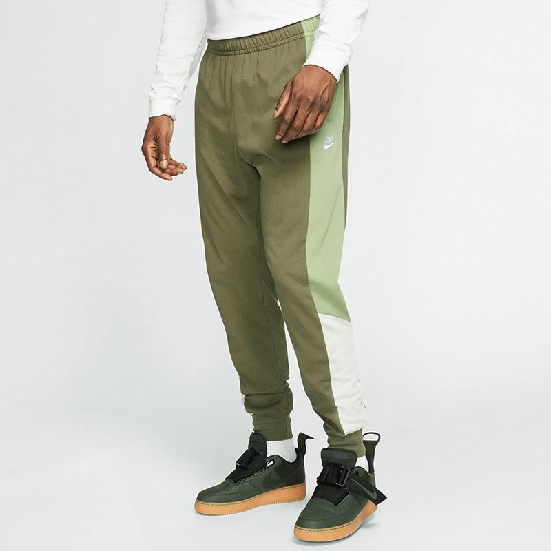 Nike Sports Pants Men's Green White Moderate CJ4516-222