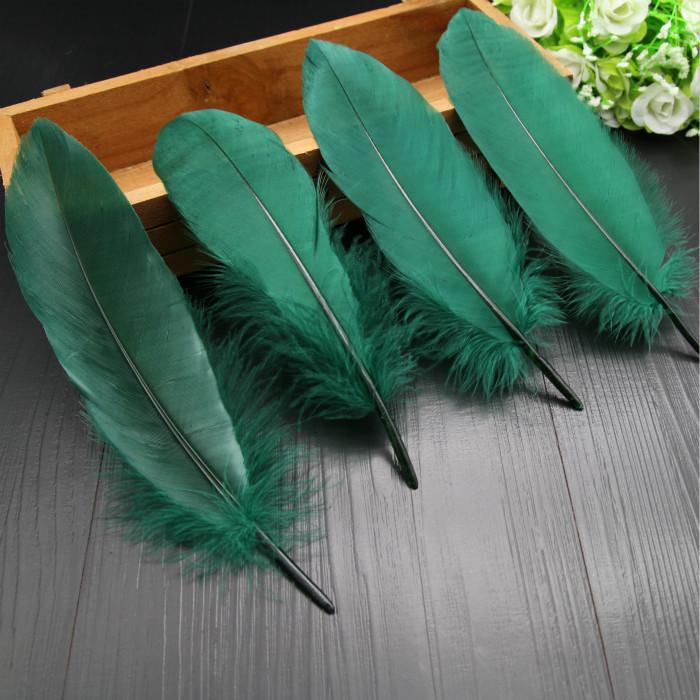 50Pcs28 Color Diy Feather Hard Big Floating Feather Wedding Dress Children Handmade Decoration Materials