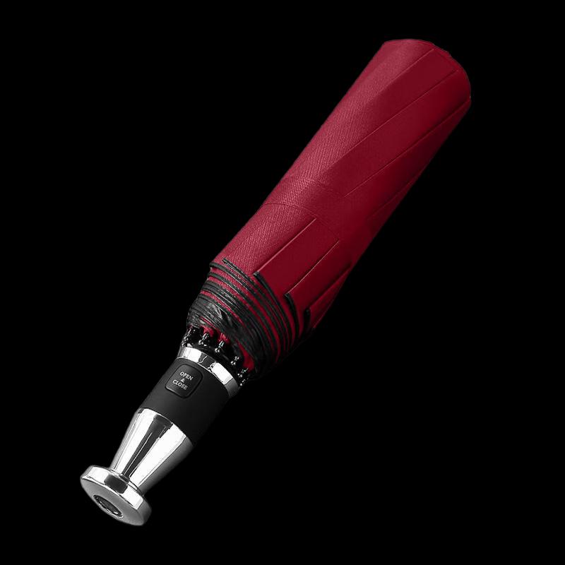 Automatic 16-Rib Folding Sun & Rain Umbrella